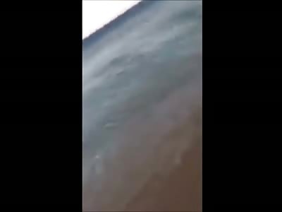 Girl Literally Gives Blow Job in Front of 100's of People Right on the Beach