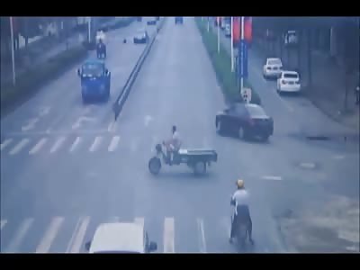 Woman Walking her Baby in a Stroller Across a Highway is Horrifically Struck