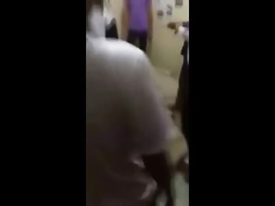 Girl is Literally Beaten to a Pulp by Gang inside her Own Home