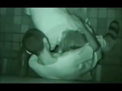 Guy With Infared Camera Catches Couple Having Sex on his Building