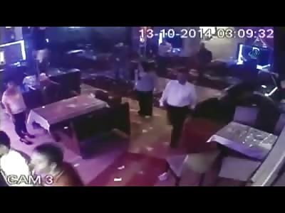 BAD DAY: Man is Shot in a Bar and Then is Ran Over Twice Outside