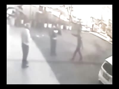 Brutal Double Murder from Turkey Caught on CCTV...Man Executes Both at Close Range 