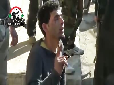 Shocking Video: A civilian was beheaded by the FSA in Syria for not praying