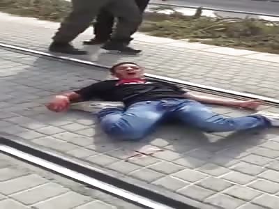 Muslim Terrorist got shot in israel