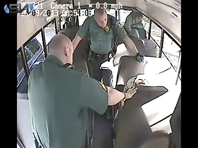 Police in NY break mentally disabled boys are when they forcefully remove him from his seat