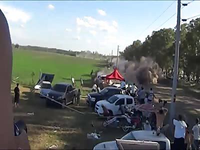 Asian Woman Rally Car Driver Loses Control And Hits Crowd