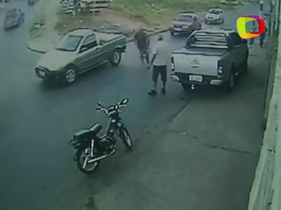 Motorcyclist arrested after beating driver in Sorocaba -SP Brazil