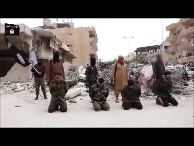 New Video by ISIS shows 4 Syrian Soldiers Being Executed and Then Their Bodies are Dragged in the Streets