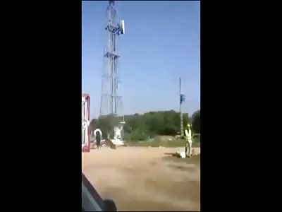 Young Egyptian Citizen jumps to His Death From a Communication Tower (Aftermath Included)