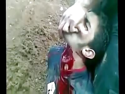 Man is Partially Beheaded by Muslim Rat