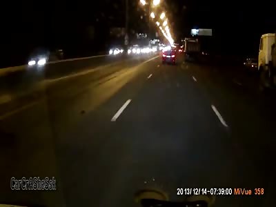 Reckless Driver Gets a Nasty Surprise  