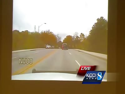 Dash cam footage: Police chase ends with fatal shooting on college campus