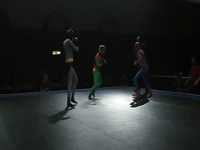  Spiderman Owns Batman & Robin [Super Hero MMA Fight]