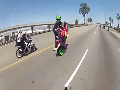 Motorcycle Stunt 69 Style