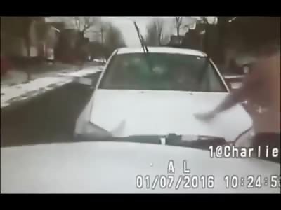 Police officer wasn't expecting this!