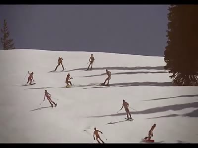 Naked Ski and Snowboard Segment 