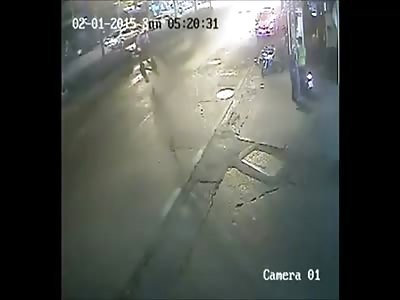 2 Men Struck by Speeding Car in the Street, One Disappears into the Night 