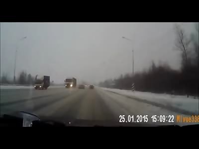 Car Explodes Moments after Collusion on the Highway 