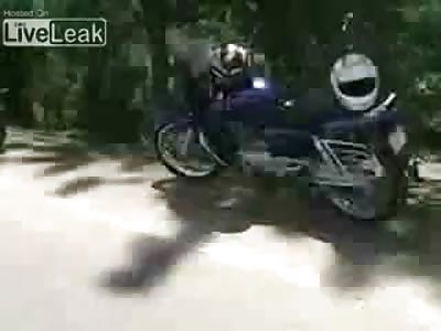accident of motorbike  
