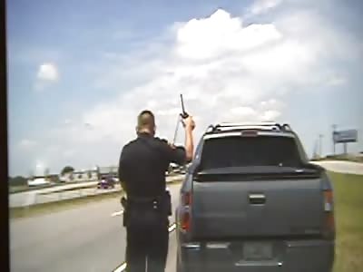 VIDEO: Dashcam footage of George Zimmerman pulled over Carrying a Gun