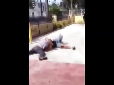 Black Tank Top Guy Gets his Arm Snapped During FIght