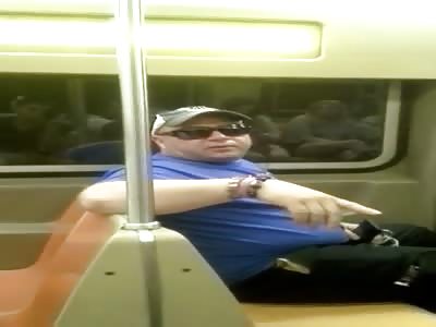 Man Claiming to be NYPD Officer goes on Racist Tirade Aboard a NYC Subway