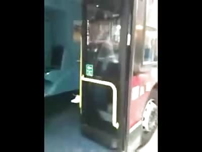 gay guy goes crazy on the bus after homophobic comments