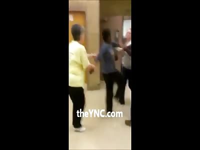 Deranged Black Girl Attacks her Teacher for Telling her to Study More