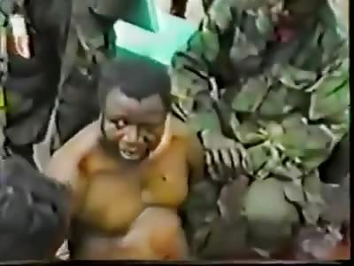 T.I.A. THIS IS AFRICA - Torture of Ex-Liberian President Samuel Doe part 2 - Interrogated Naked and Ears Cut Off