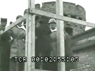 Hanging of Nazis - Bruchsal, Germany - 12. Jan. 1946