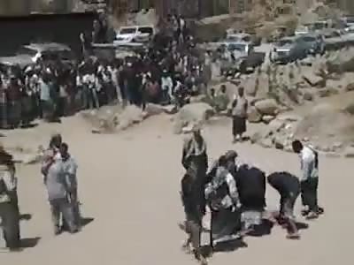 Kurdish Yazidis Tribal Justice - Execution of Man Convicted of Murder - Carried Out by Victims Family