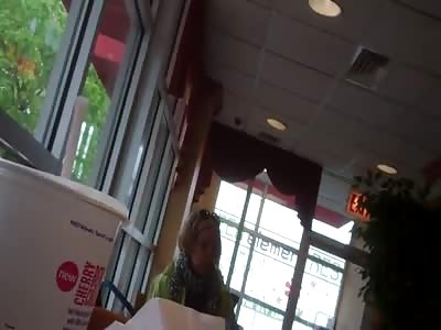 Respect Your Elders... But what If They Don't Respect Themself? Black Granny Talking Serious Shit at McDonalds