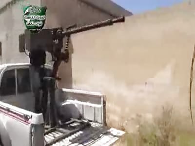 LOL: FSA Solider to Weak and Scared to Handle the .50 Cal
