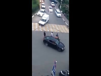 Crazy and Epic Road Rage Battle