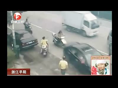 In a Frantic Attempt to Escape Police a Driver Mows Down Pedestrians
