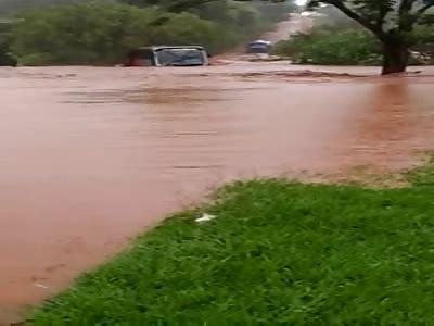 Bus Driver Dies Horrifically by Drowning in Flood