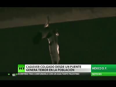Man Killed then Hung From a Bridge with a Halloween Mask on