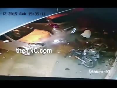 Man Struck and Flown by Drunk Driver in Parking Garage