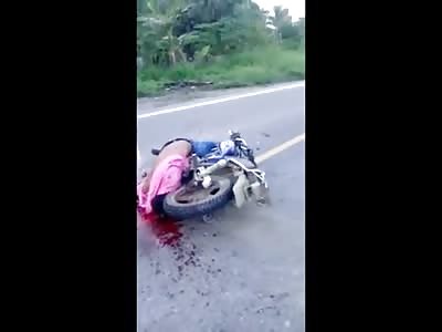 Incredible Video Shows Mans Decapitated Head and Mangled Body From Accident