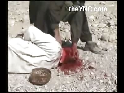 Another Taliban Beheading with Small Knife 