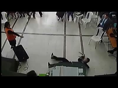 This Guy Gets up to Murder a Preacher During Ceremony...Then.... God Happens