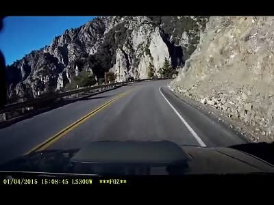 Watch this Car Fall off a Cliff... Woman Driver