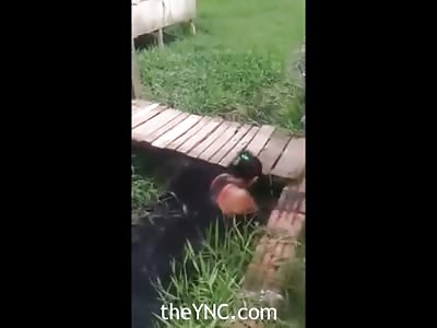 Pissed off Woman Beats Her Husbands Mistress in the Mud