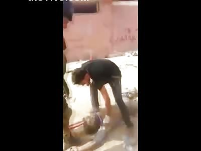 Daesh Fighter is Tied and Dragged as a Trophy Kill