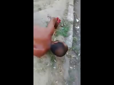 Longer Better Version of Man with his Hand Chopped off with a Machete 