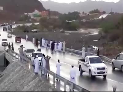 Flood Washes Away Saudi Arabian Turds