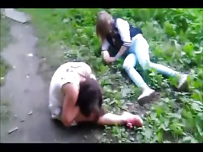 Very drunk hysterical Ukrainian girl is afraid to go home