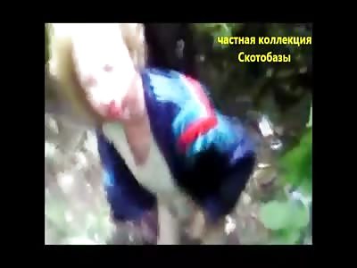 Ukrainian rapist of women caught in the act