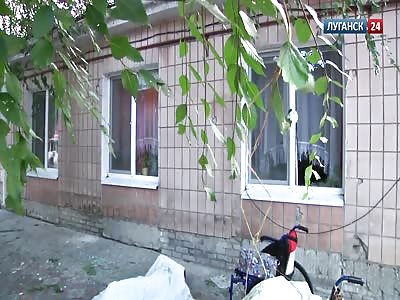 Ukrainian army airstrike on nursing home
