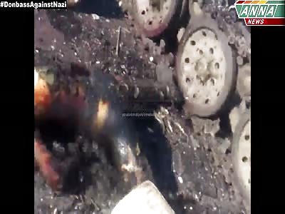 Ukrainian Tank Destroyed by Bazooka